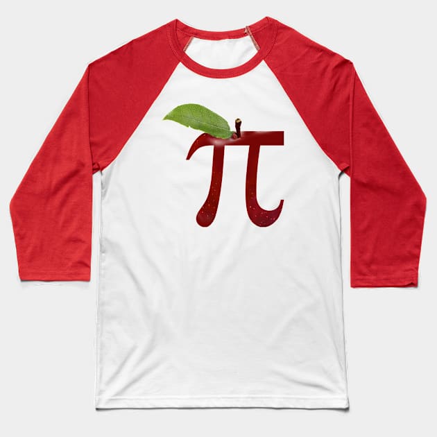 Apple Pi Baseball T-Shirt by scottsherwood